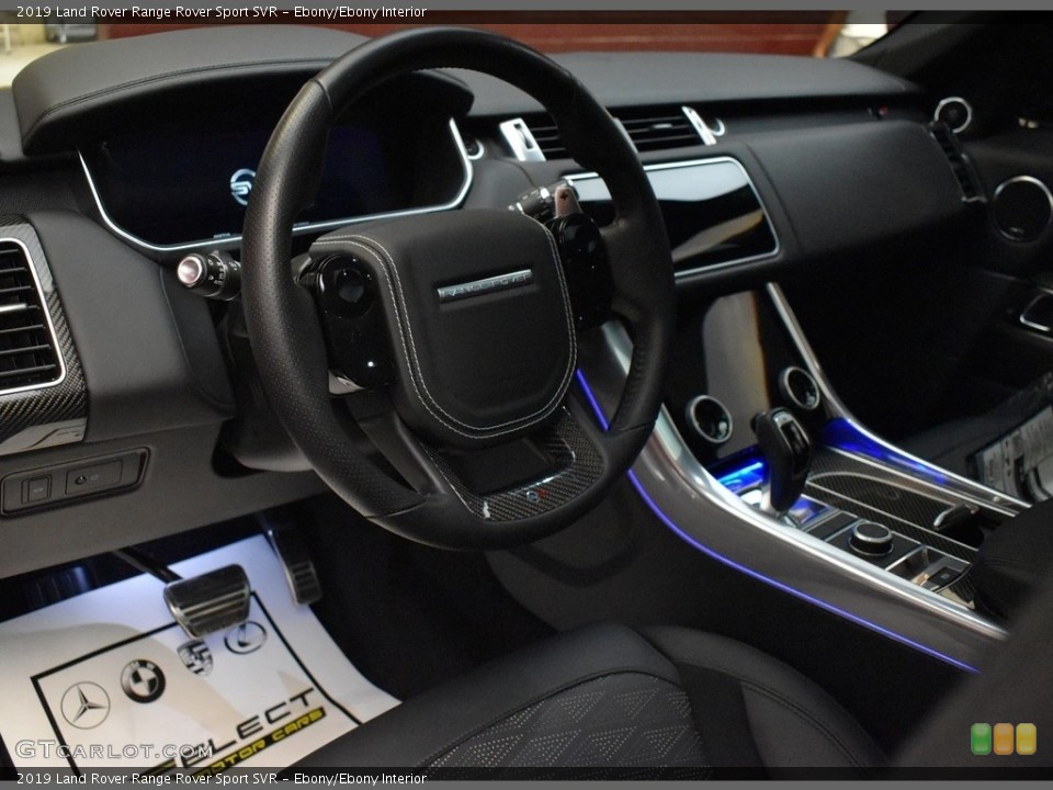 Ebony/Ebony Interior Steering Wheel for the 2019 Land Rover Range Rover Sport SVR #142486209