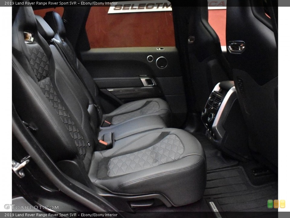 Ebony/Ebony Interior Rear Seat for the 2019 Land Rover Range Rover Sport SVR #142486353