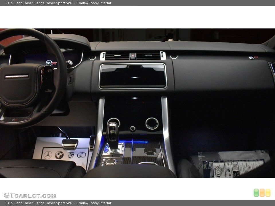Ebony/Ebony Interior Dashboard for the 2019 Land Rover Range Rover Sport SVR #142486377