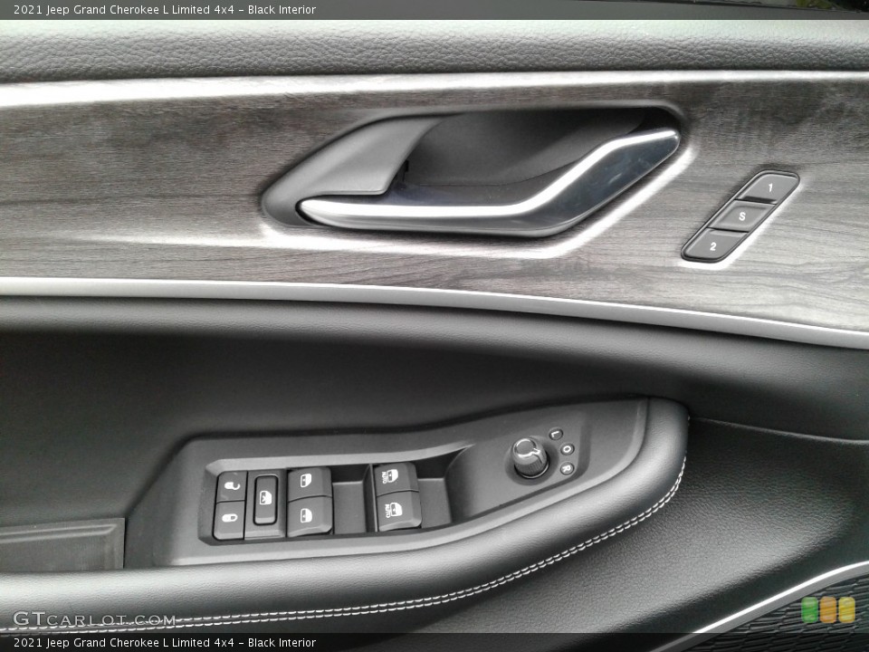 Black Interior Door Panel for the 2021 Jeep Grand Cherokee L Limited 4x4 #142489482