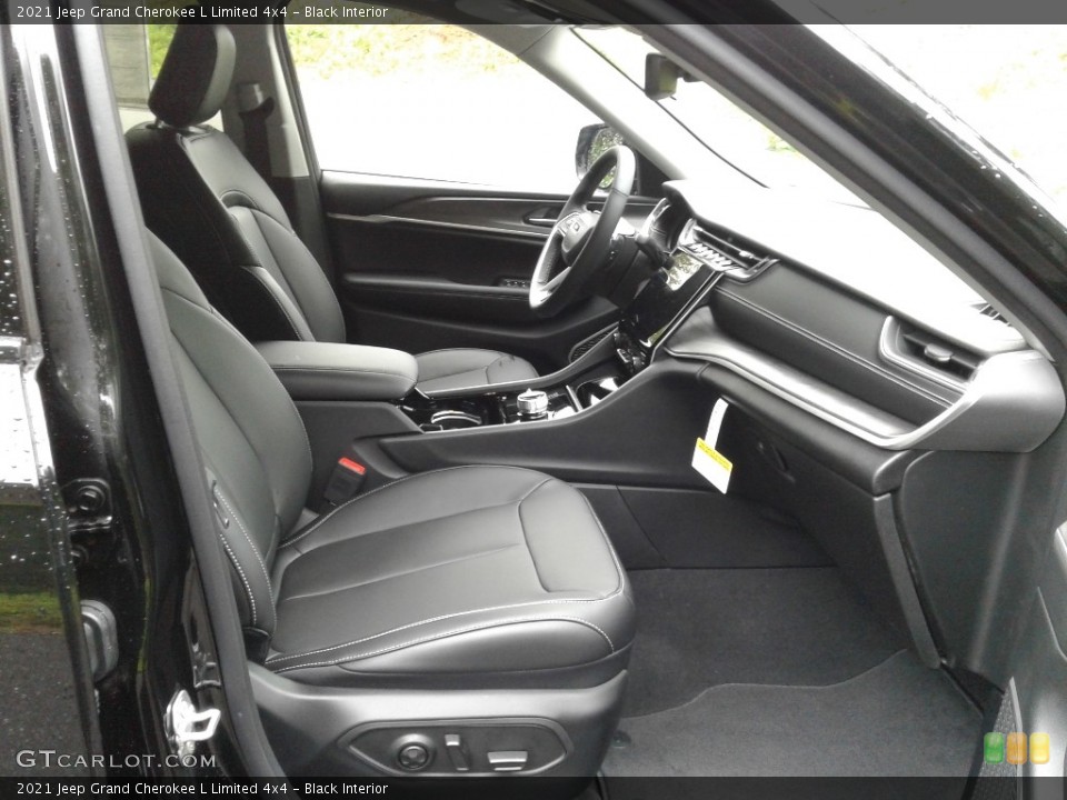 Black Interior Front Seat for the 2021 Jeep Grand Cherokee L Limited 4x4 #142489620