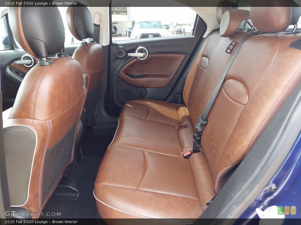 Brown Interior Rear Seat for the 2016 Fiat 500X Lounge #142493157