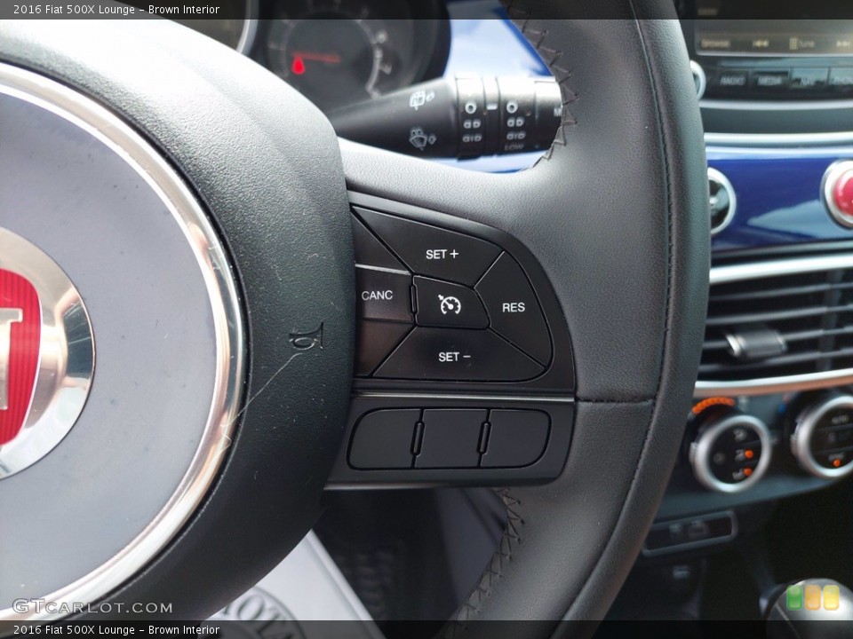 Brown Interior Steering Wheel for the 2016 Fiat 500X Lounge #142493271