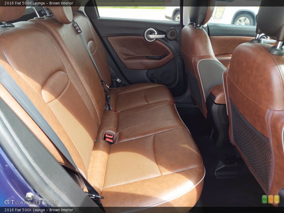 Brown Interior Rear Seat for the 2016 Fiat 500X Lounge #142493475