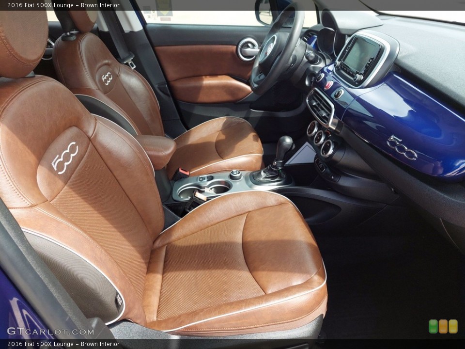 Brown Interior Front Seat for the 2016 Fiat 500X Lounge #142493523