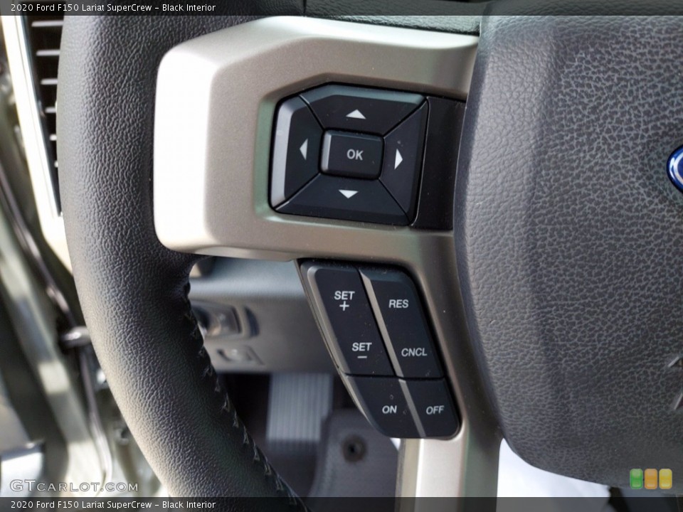 Black Interior Steering Wheel for the 2020 Ford F150 Lariat SuperCrew #142494459