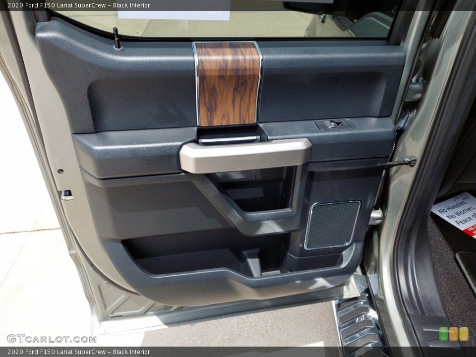 Black Interior Door Panel for the 2020 Ford F150 Lariat SuperCrew #142494636