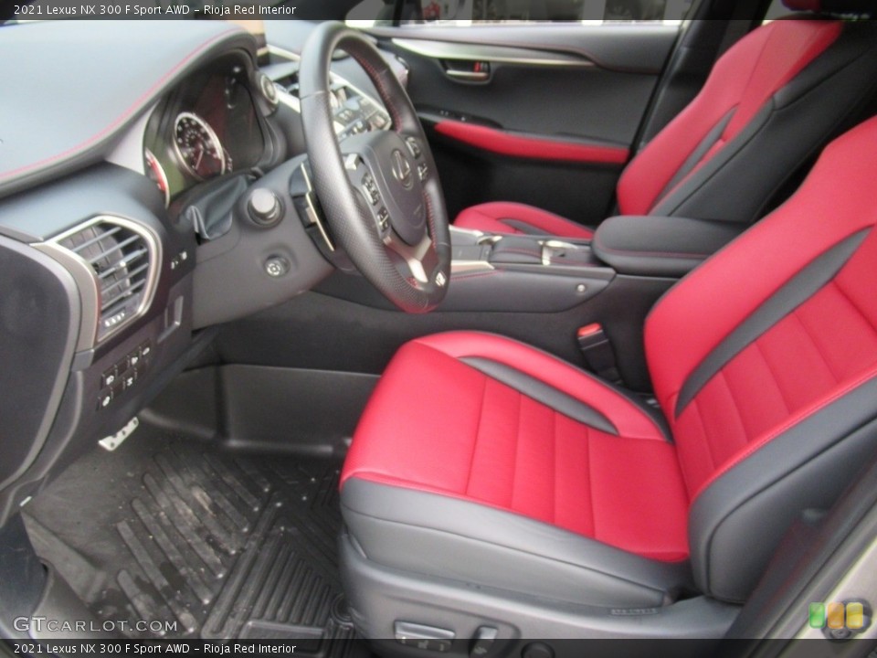 Rioja Red Interior Front Seat for the 2021 Lexus NX 300 F Sport AWD #142497508