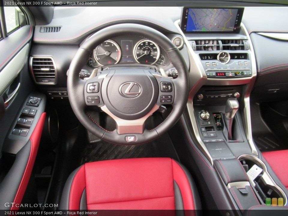 Rioja Red Interior Dashboard for the 2021 Lexus NX 300 F Sport AWD #142497625