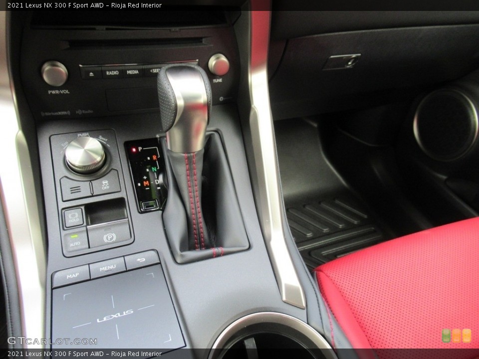 Rioja Red Interior Transmission for the 2021 Lexus NX 300 F Sport AWD #142497724