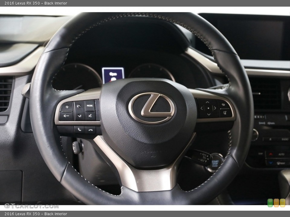 Black Interior Steering Wheel for the 2016 Lexus RX 350 #142498621