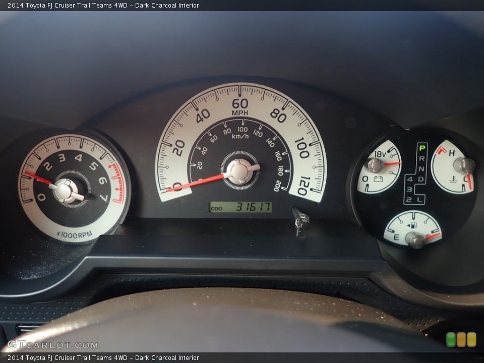 Dark Charcoal Interior Gauges for the 2014 Toyota FJ Cruiser Trail Teams 4WD #142499131