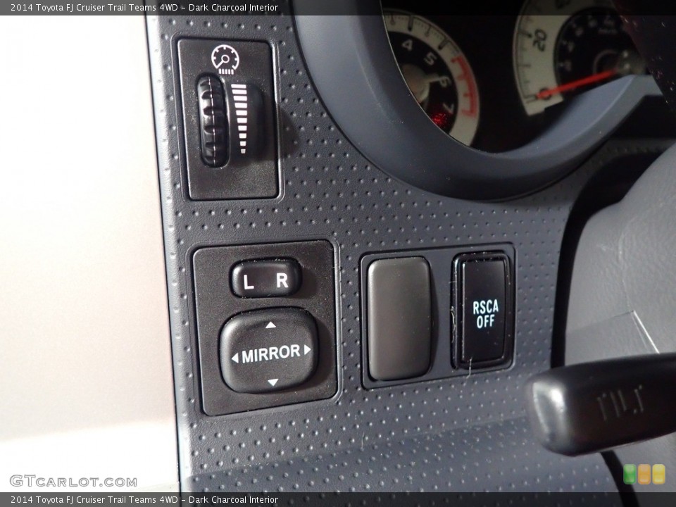 Dark Charcoal Interior Controls for the 2014 Toyota FJ Cruiser Trail Teams 4WD #142499194
