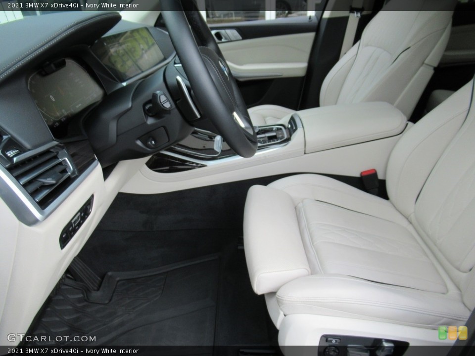 Ivory White 2021 BMW X7 Interiors