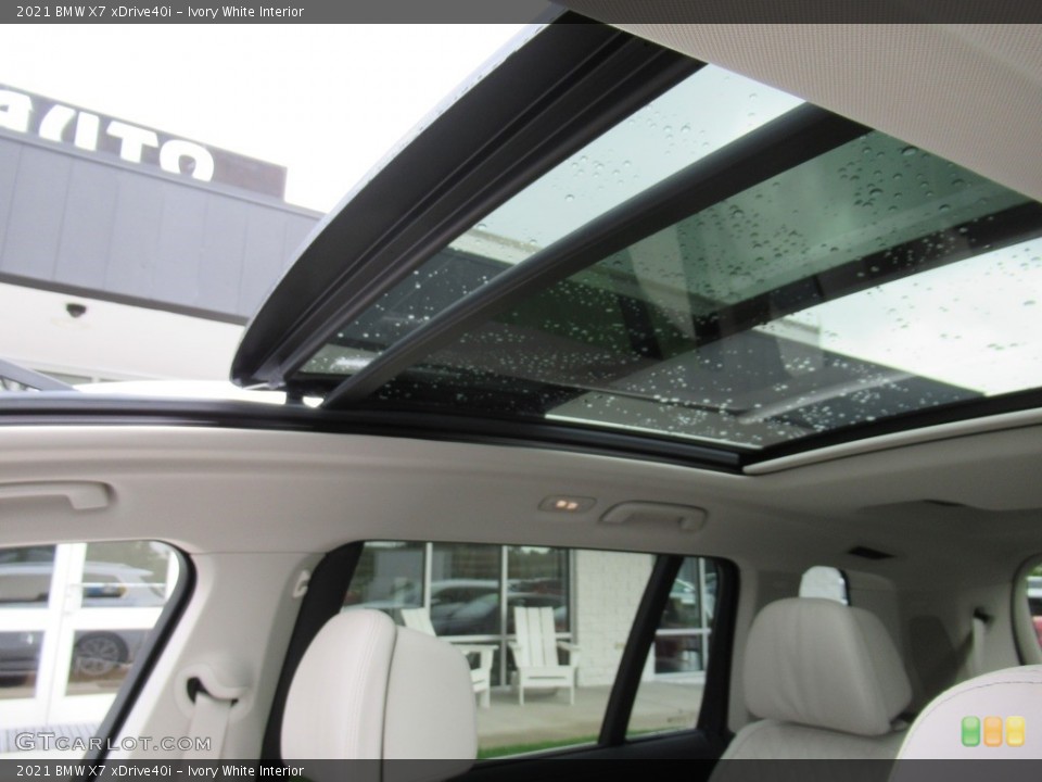 Ivory White Interior Sunroof for the 2021 BMW X7 xDrive40i #142502284