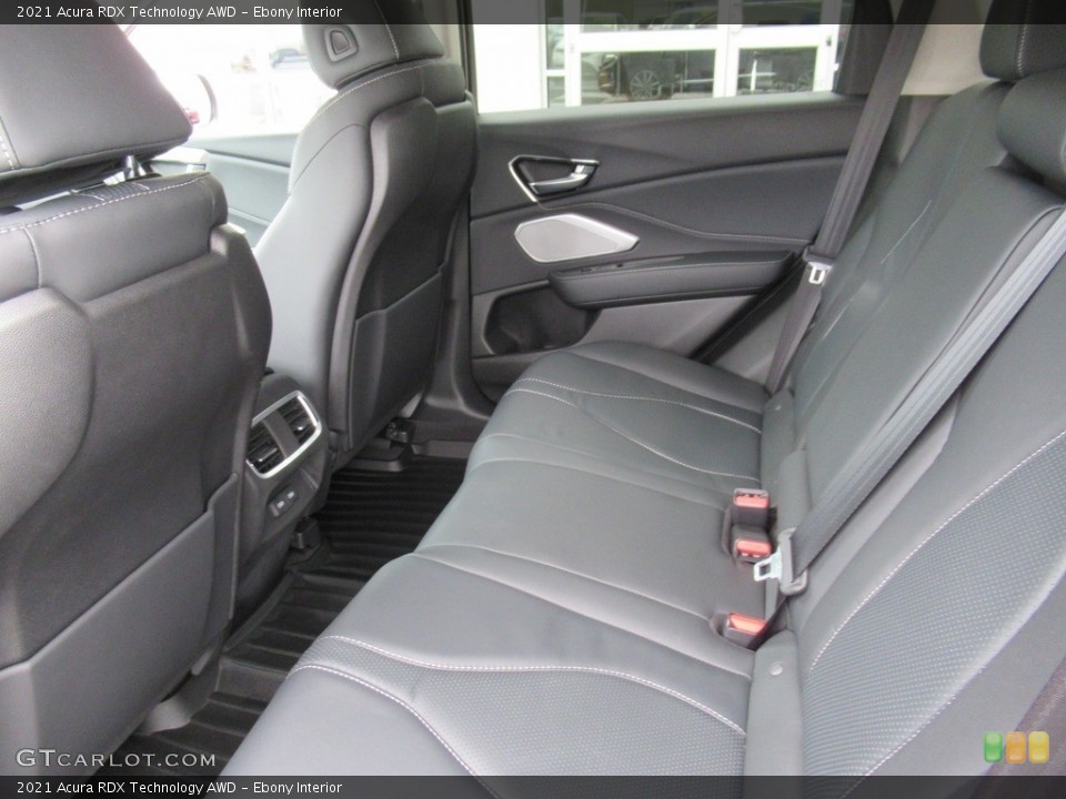 Ebony Interior Rear Seat for the 2021 Acura RDX Technology AWD #142502596