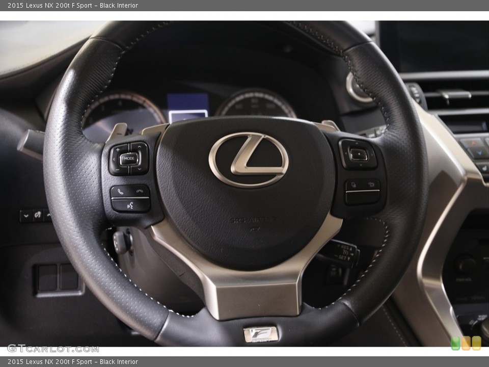 Black Interior Steering Wheel for the 2015 Lexus NX 200t F Sport #142502991