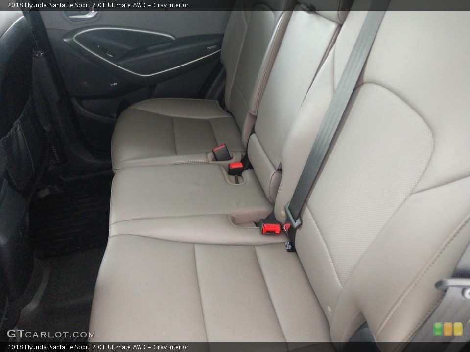 Gray Interior Rear Seat for the 2018 Hyundai Santa Fe Sport 2.0T Ultimate AWD #142503288