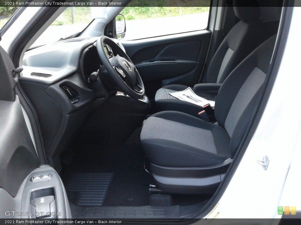 Black Interior Front Seat for the 2021 Ram ProMaster City Tradesman Cargo Van #142504524