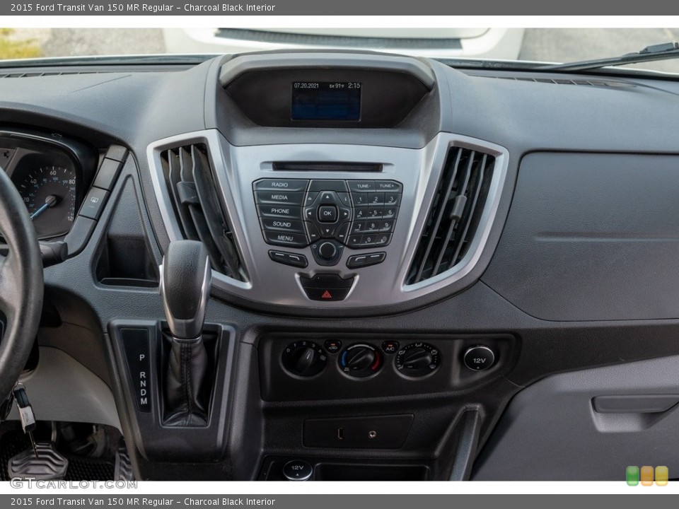 Charcoal Black Interior Controls for the 2015 Ford Transit Van 150 MR Regular #142506132