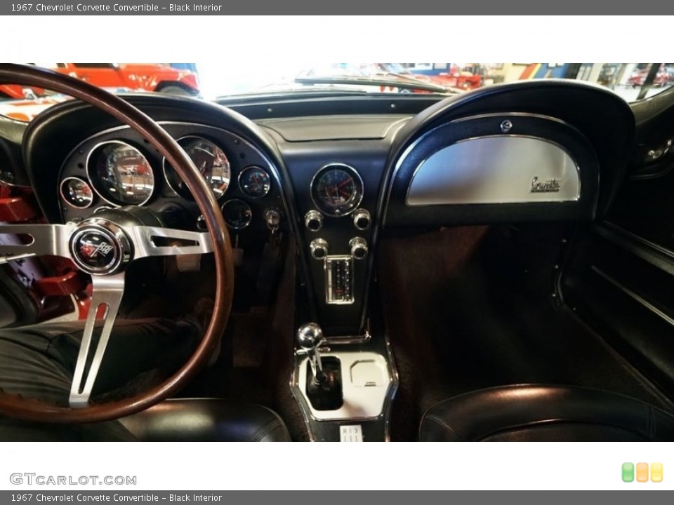 Black Interior Dashboard for the 1967 Chevrolet Corvette Convertible #142506843