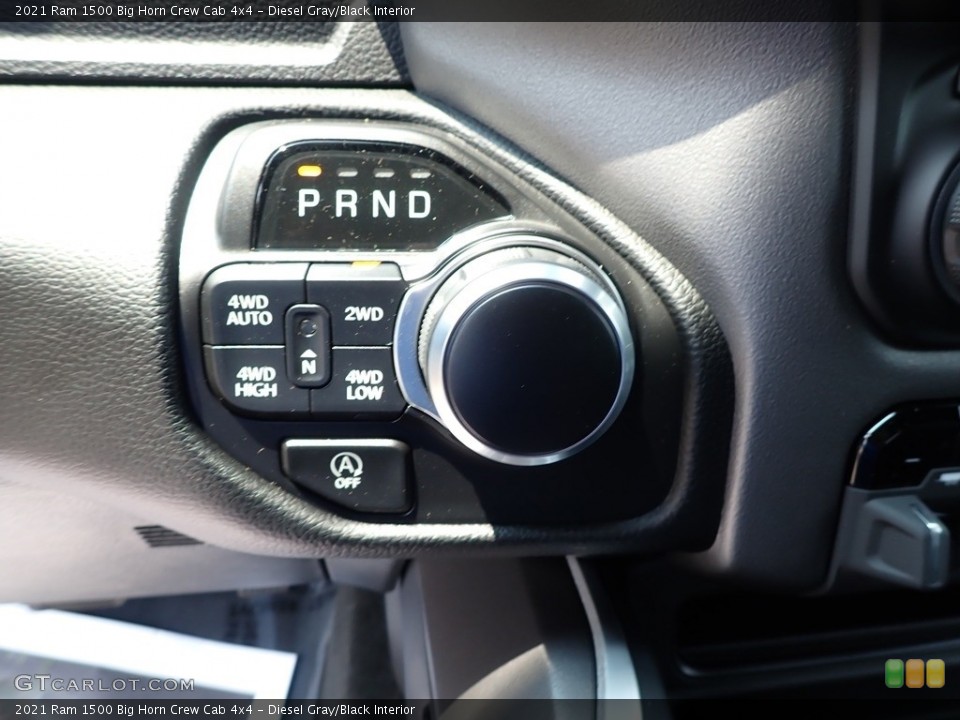 Diesel Gray/Black Interior Transmission for the 2021 Ram 1500 Big Horn Crew Cab 4x4 #142507188