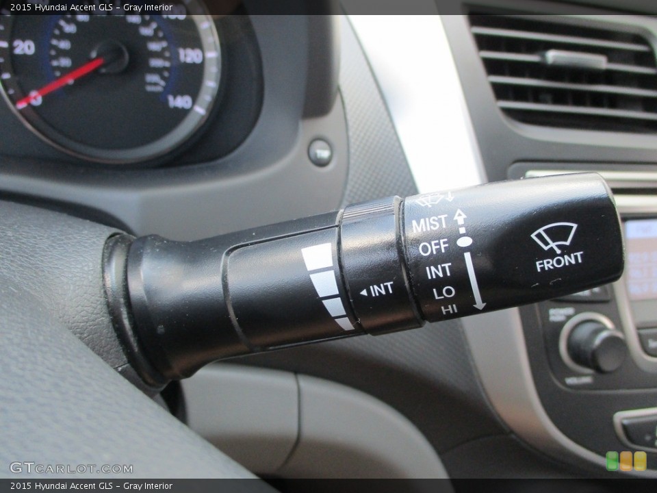 Gray Interior Controls for the 2015 Hyundai Accent GLS #142510611