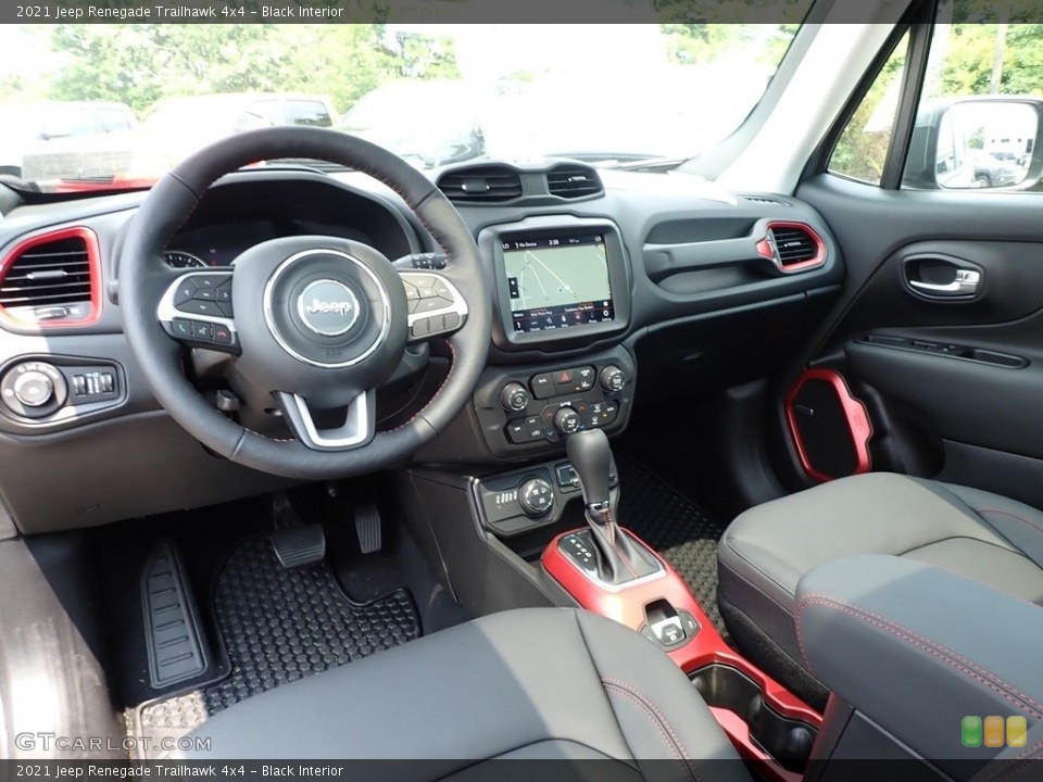 Black Interior Photo for the 2021 Jeep Renegade Trailhawk 4x4 #142510638