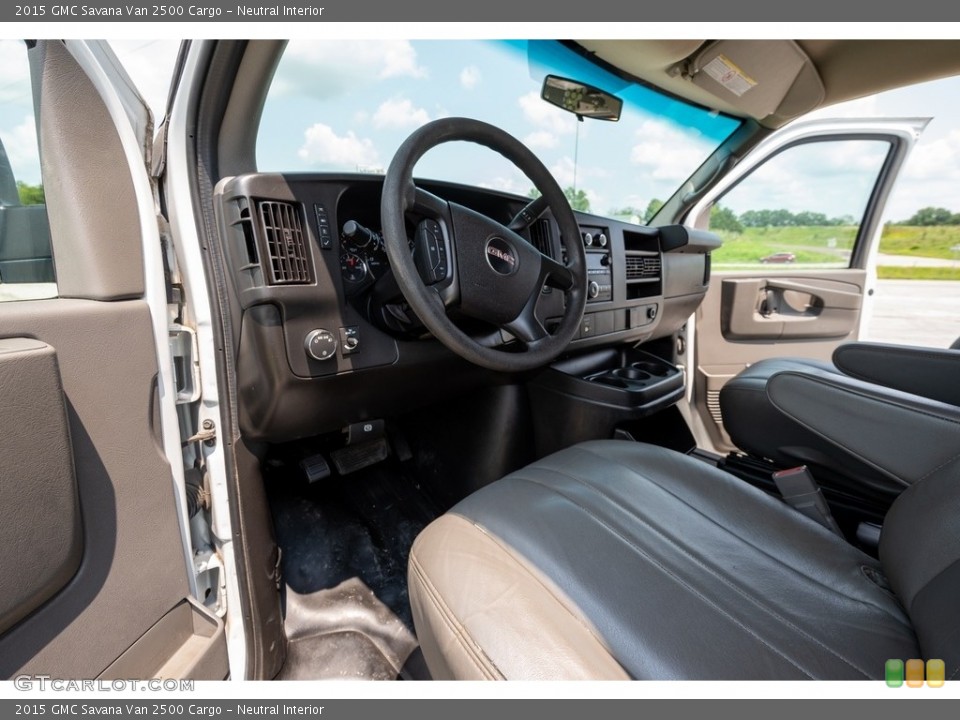 Neutral Interior Front Seat for the 2015 GMC Savana Van 2500 Cargo #142511193