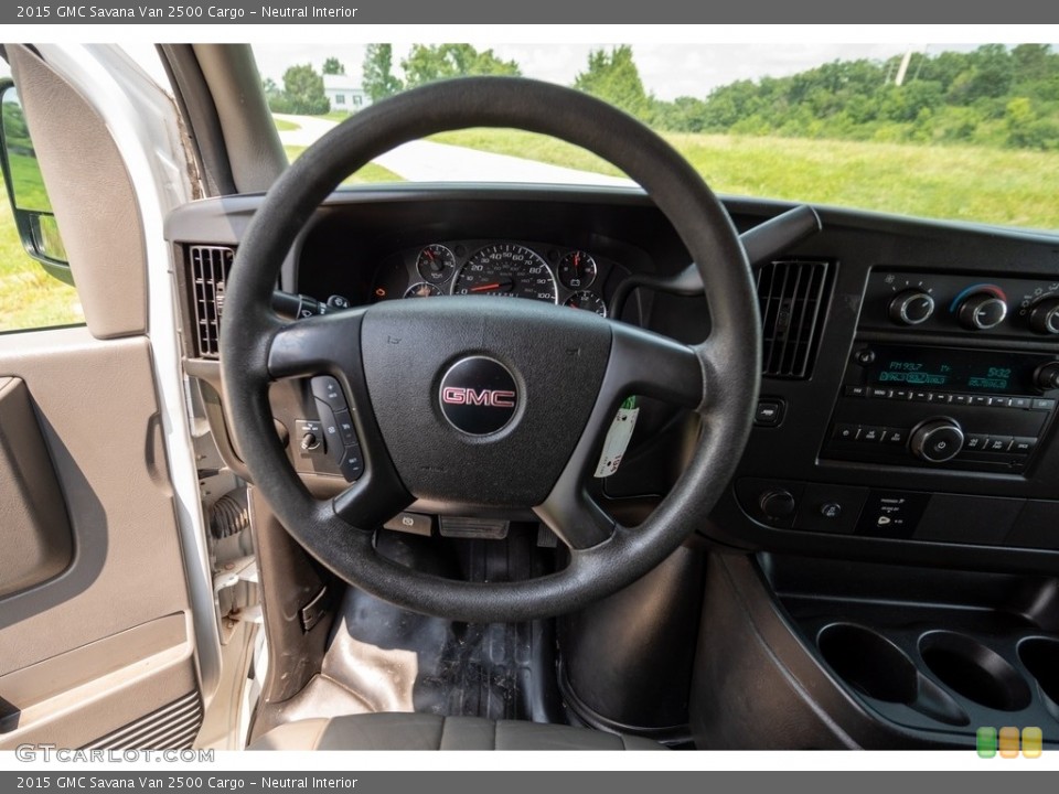 Neutral Interior Steering Wheel for the 2015 GMC Savana Van 2500 Cargo #142511349