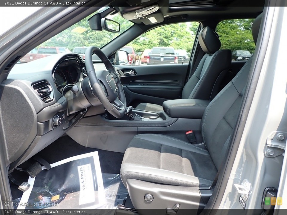 Black Interior Front Seat for the 2021 Dodge Durango GT AWD #142511472