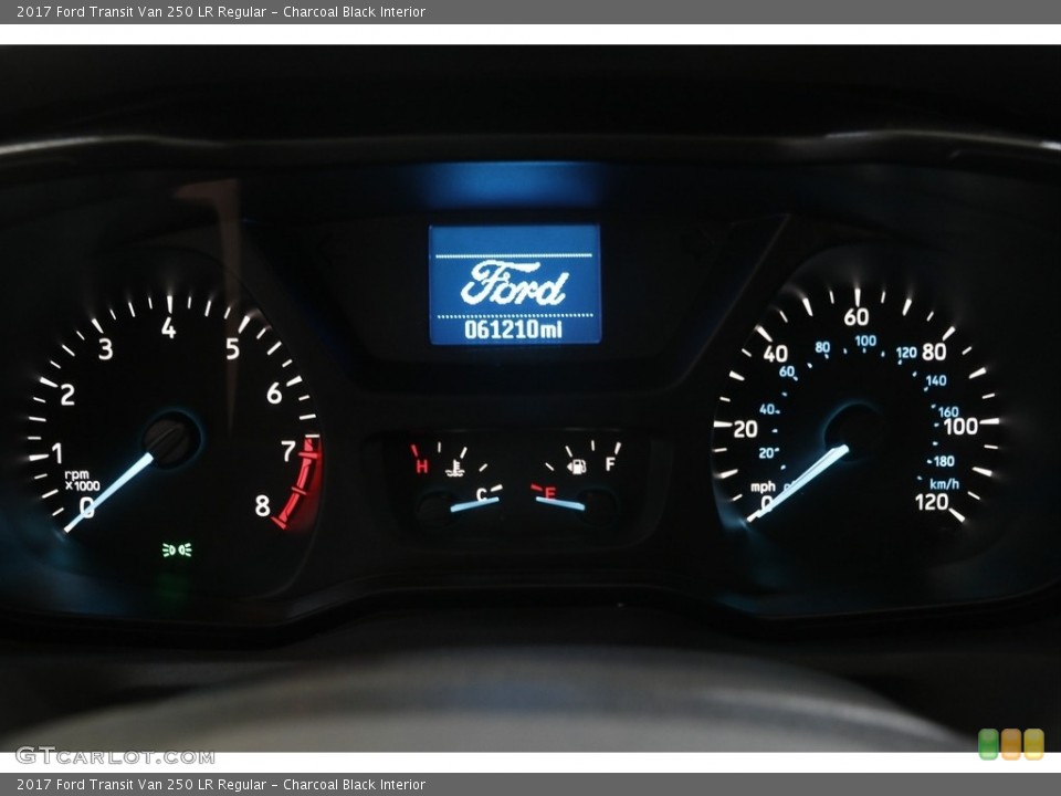 Charcoal Black Interior Gauges for the 2017 Ford Transit Van 250 LR Regular #142512108