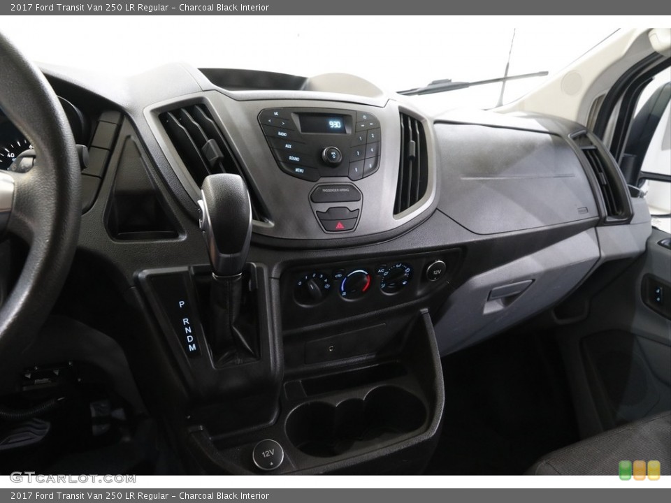 Charcoal Black Interior Dashboard for the 2017 Ford Transit Van 250 LR Regular #142512111