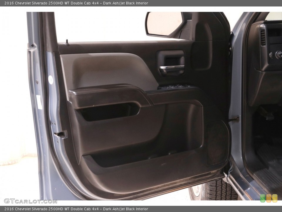Dark Ash/Jet Black Interior Door Panel for the 2016 Chevrolet Silverado 2500HD WT Double Cab 4x4 #142512594