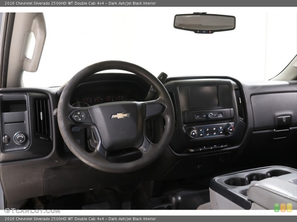 Dark Ash/Jet Black Interior Dashboard for the 2016 Chevrolet Silverado 2500HD WT Double Cab 4x4 #142512597