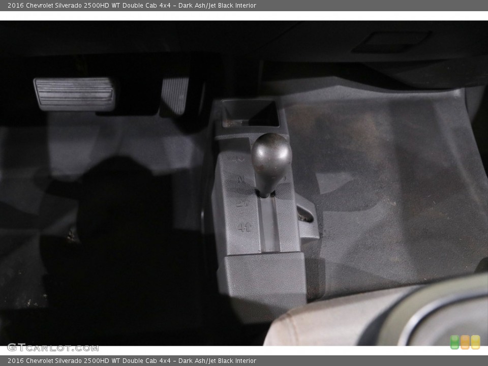 Dark Ash/Jet Black Interior Controls for the 2016 Chevrolet Silverado 2500HD WT Double Cab 4x4 #142512618