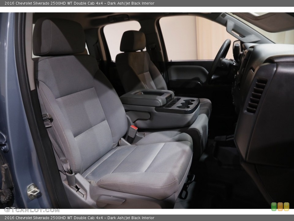 Dark Ash/Jet Black Interior Front Seat for the 2016 Chevrolet Silverado 2500HD WT Double Cab 4x4 #142512621