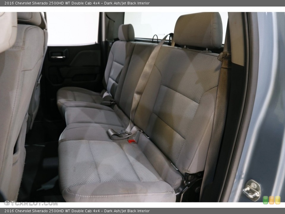 Dark Ash/Jet Black Interior Rear Seat for the 2016 Chevrolet Silverado 2500HD WT Double Cab 4x4 #142512627