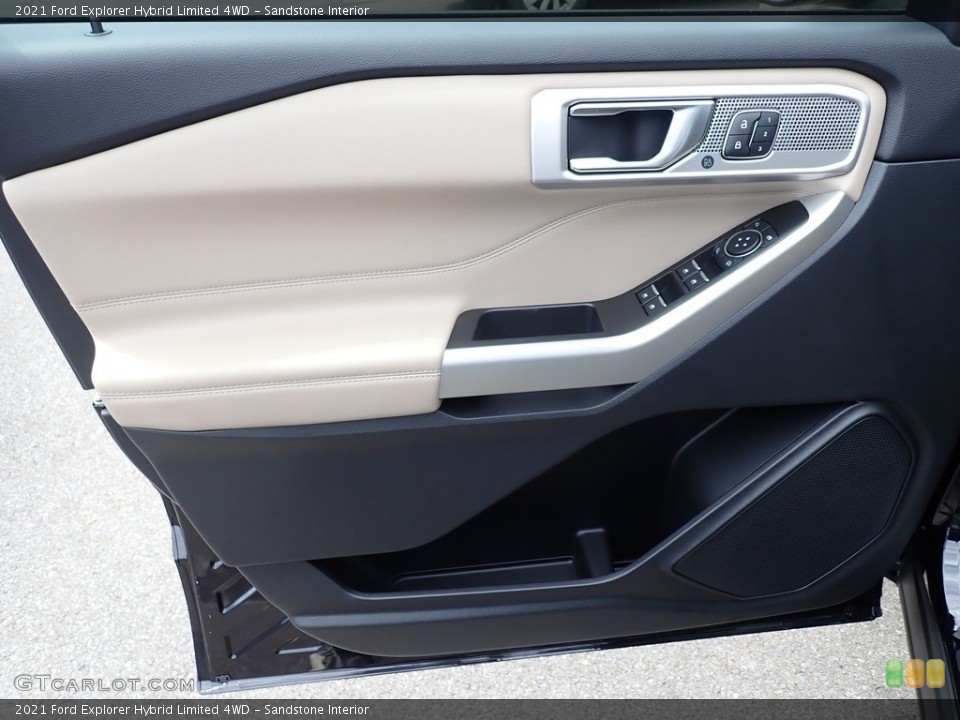 Sandstone Interior Door Panel for the 2021 Ford Explorer Hybrid Limited 4WD #142514683
