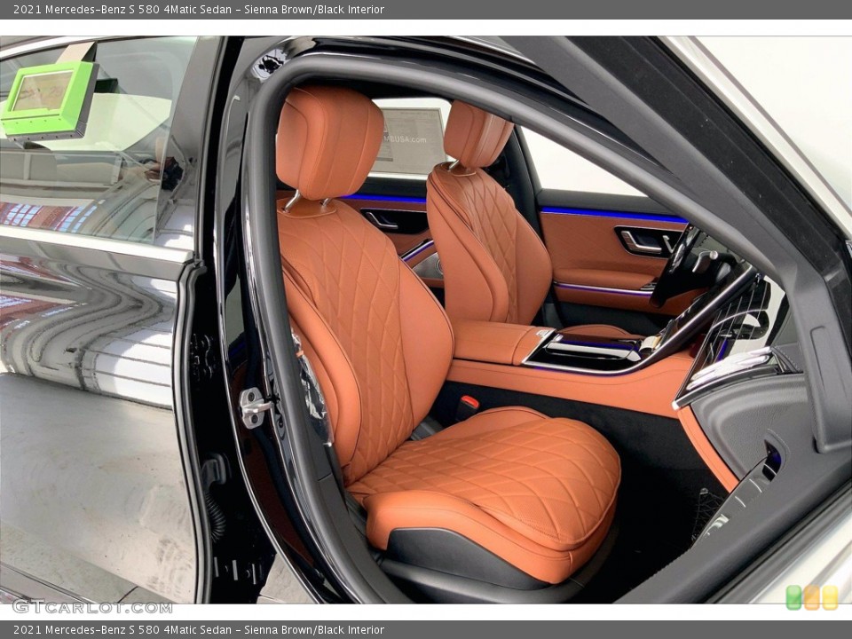Sienna Brown/Black Interior Photo for the 2021 Mercedes-Benz S 580 4Matic Sedan #142514848
