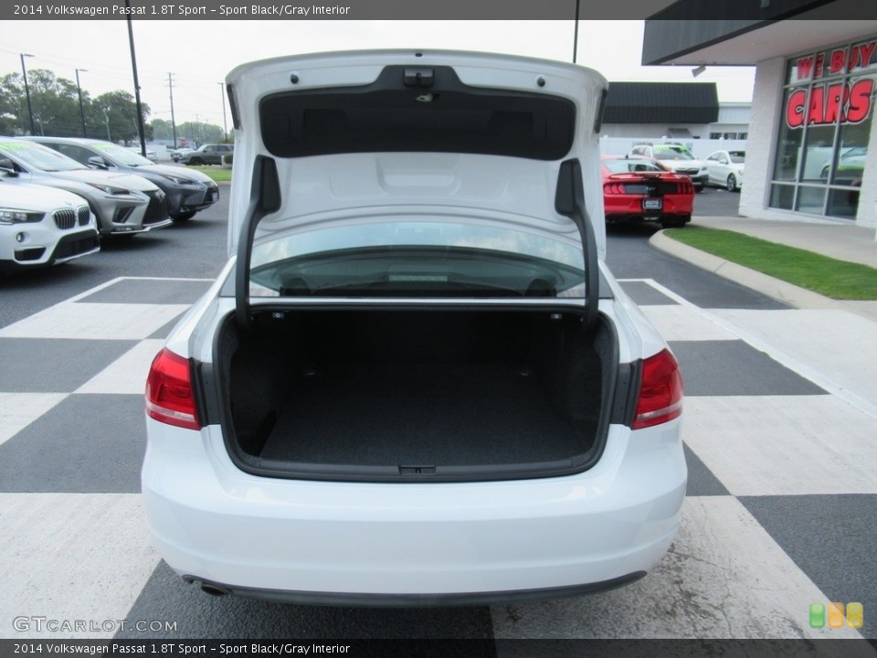 Sport Black/Gray Interior Trunk for the 2014 Volkswagen Passat 1.8T Sport #142514875