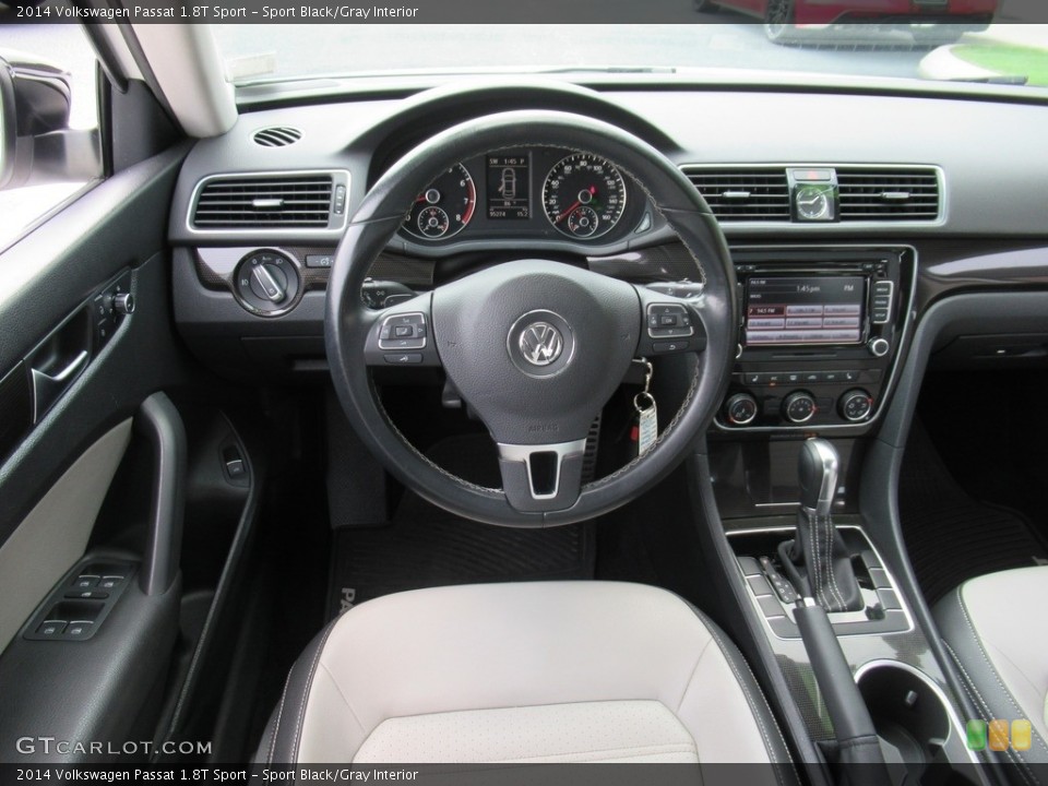 Sport Black/Gray Interior Photo for the 2014 Volkswagen Passat 1.8T Sport #142515115