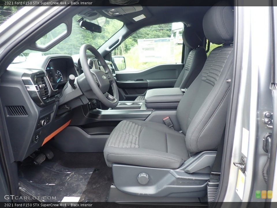 Black Interior Photo for the 2021 Ford F150 STX SuperCrew 4x4 #142515148