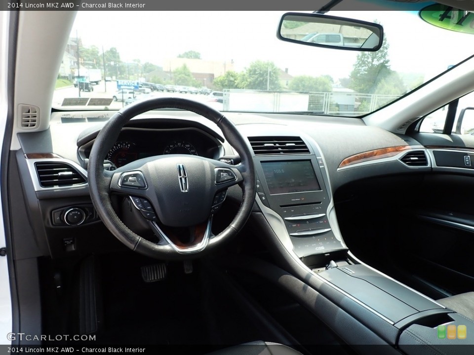 Charcoal Black Interior Dashboard for the 2014 Lincoln MKZ AWD #142517050