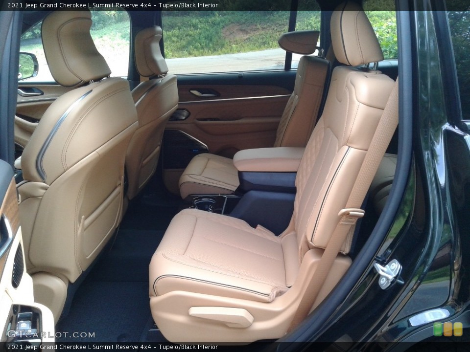Tupelo/Black Interior Rear Seat for the 2021 Jeep Grand Cherokee L Summit Reserve 4x4 #142520050
