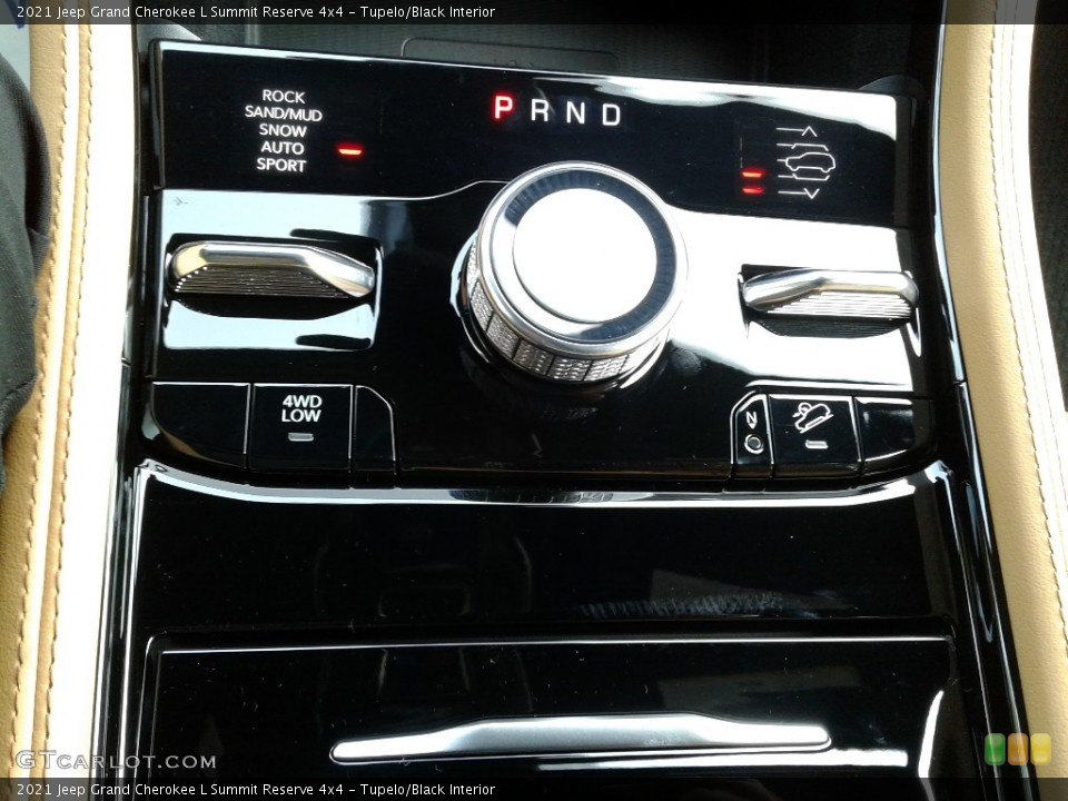 Tupelo/Black Interior Transmission for the 2021 Jeep Grand Cherokee L Summit Reserve 4x4 #142520407