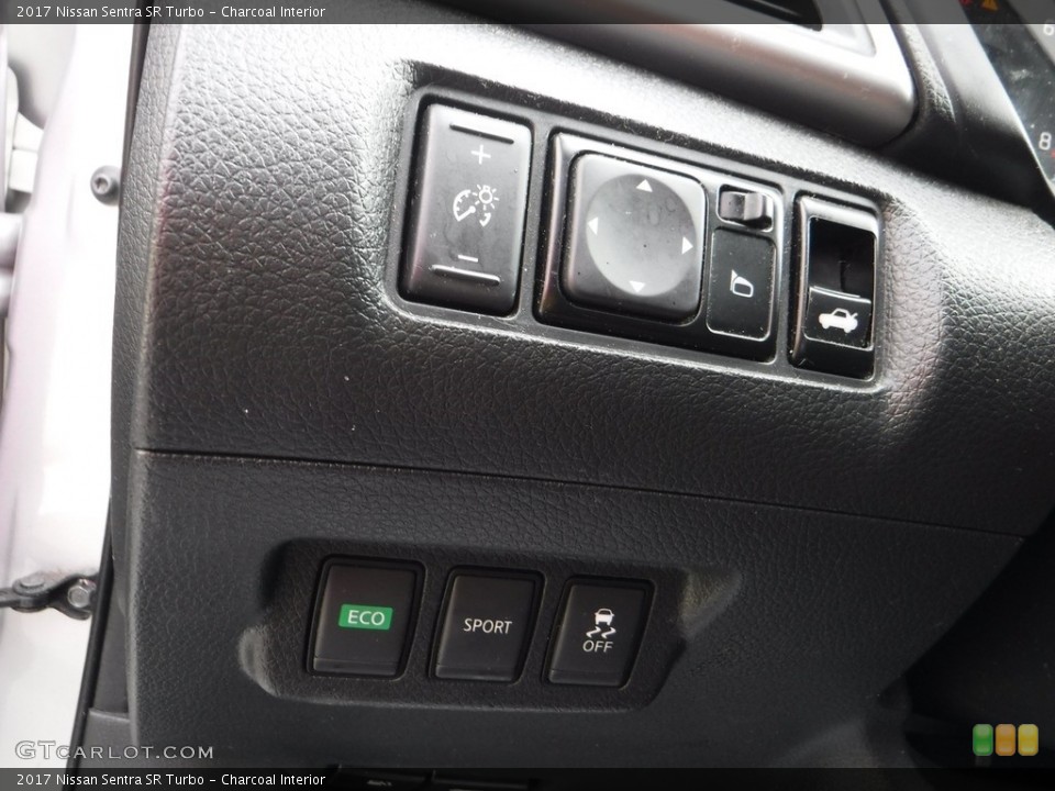 Charcoal Interior Controls for the 2017 Nissan Sentra SR Turbo #142520734