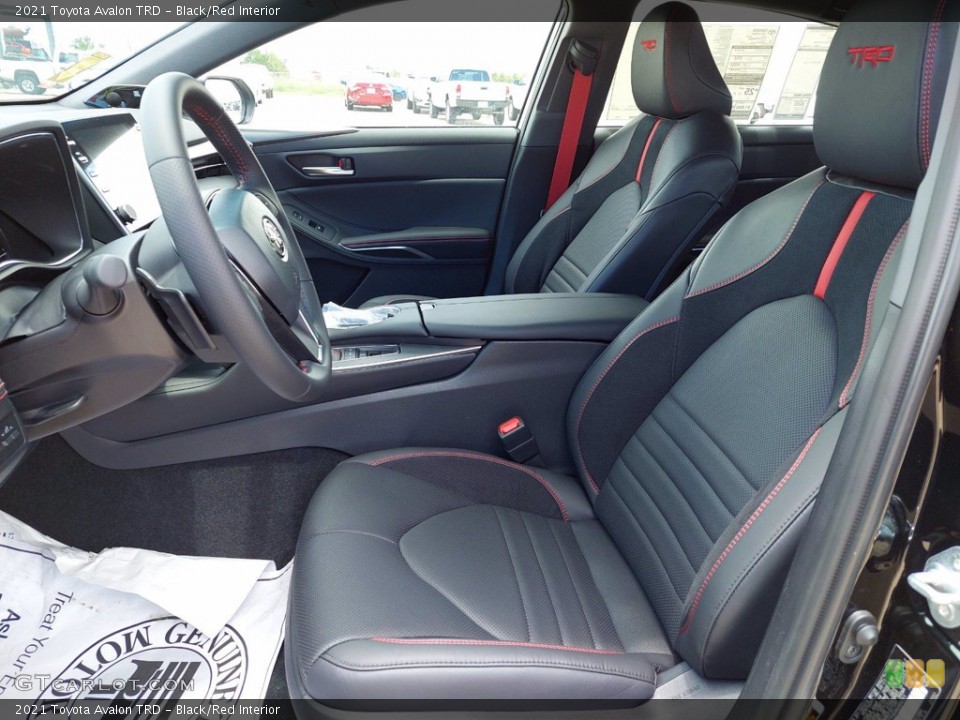 Black/Red Interior Photo for the 2021 Toyota Avalon TRD #142521748