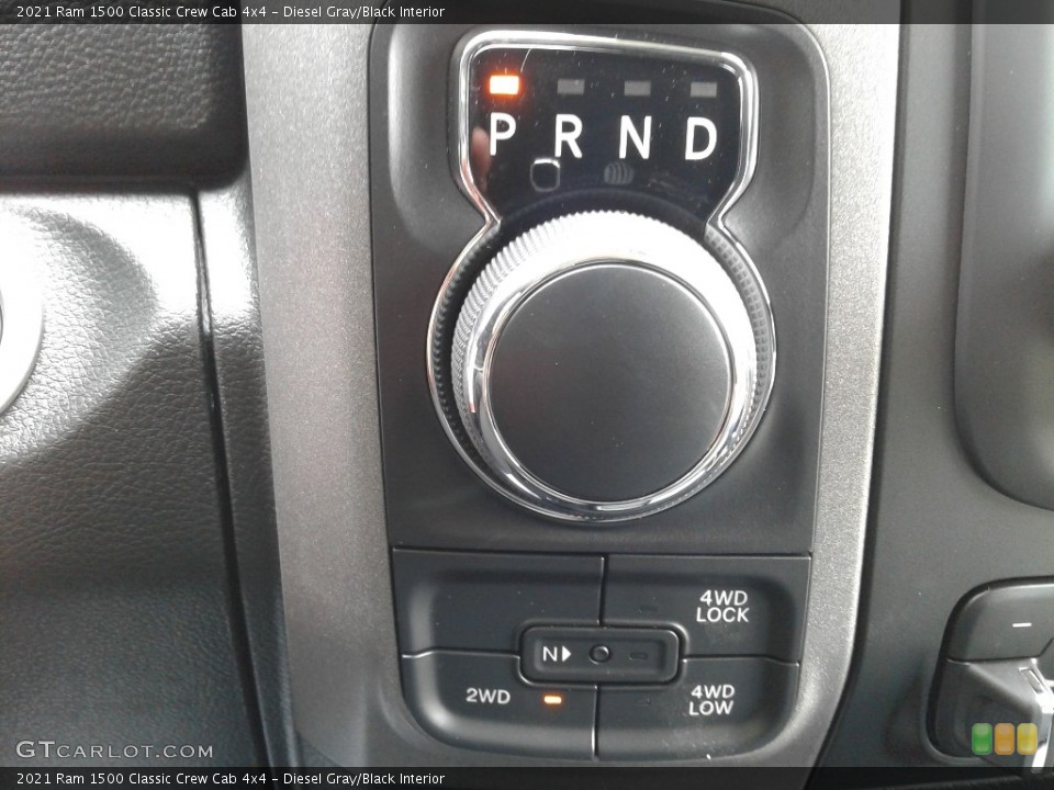 Diesel Gray/Black Interior Transmission for the 2021 Ram 1500 Classic Crew Cab 4x4 #142522237