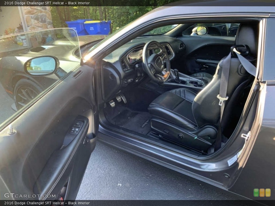 Black Interior Front Seat for the 2016 Dodge Challenger SRT Hellcat #142522468